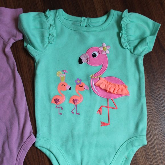 Girl's Summertime Onesies - Picture 2 of 4